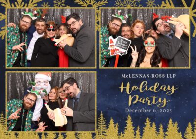 McLennan Ross Holiday Party 2025 | Calgary Photo Booth Rentals